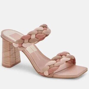 Dolce Vita Paily Rose Multi Stella Braided Heel Sandals - Size 8.5